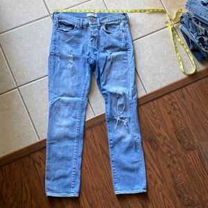 Like New: Madewell Distressed Slim Boyjean